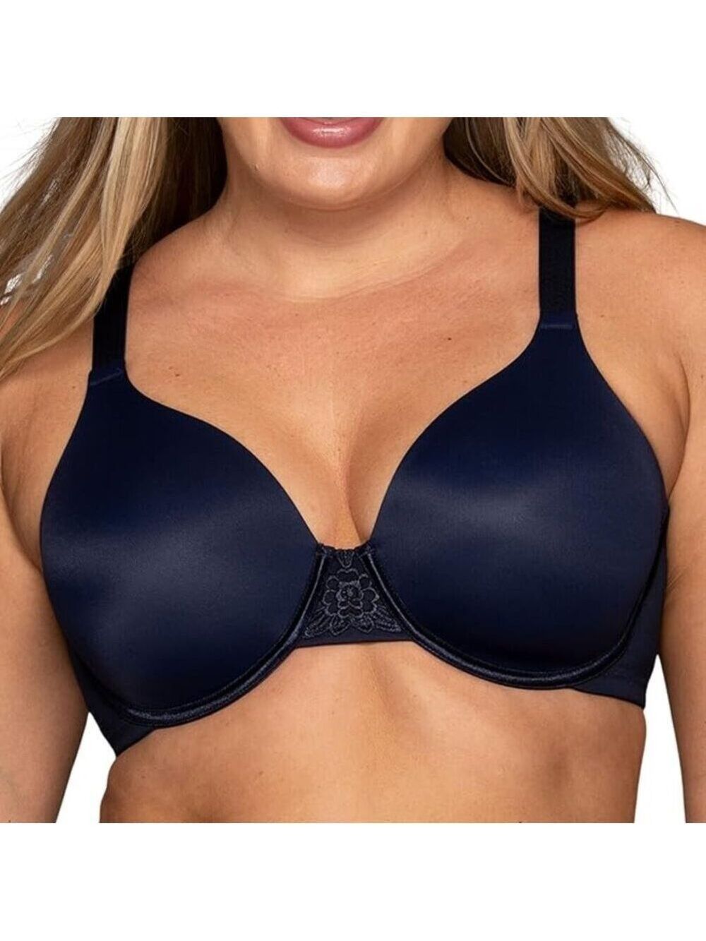 🩷🩷Vanity Fair Beauty Back Full Figure Underwire Navy Bra 76380 40C NWT